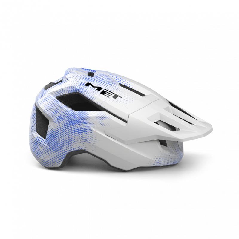 Met Shelter Youth MIPS Helmet in White/Blue-1