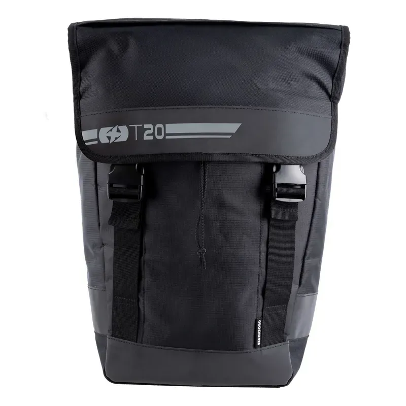 Oxford T20 20-litre QR Pannier Bag in Black