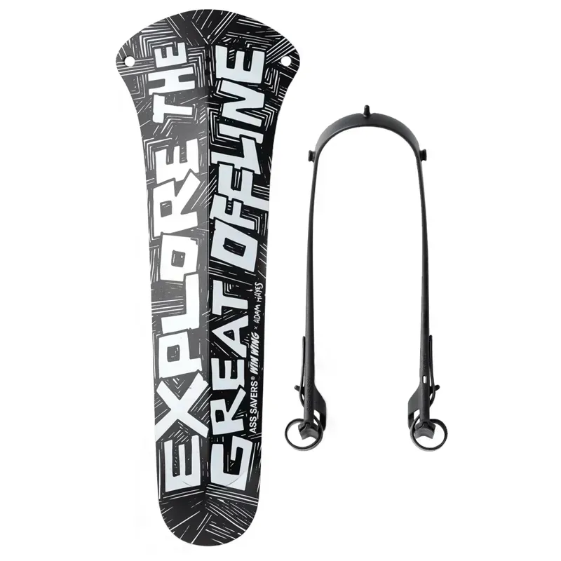Ass Savers Win Wing 2 Gravel Fender in Great Offline/Black