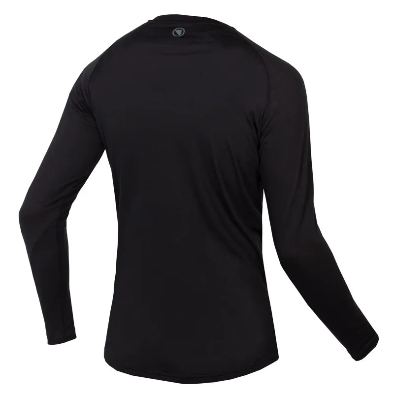 Endura BaaBaa Blend Long Sleeve Baselayer in Black-1