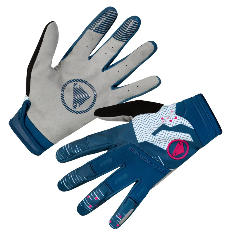 Endura SingleTrack Windproof Glove in Blueberry