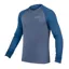 Endura SingleTrack Fleece Jersey in Ensign Blue