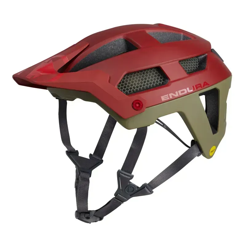 Endura SingleTrack MIPS Helmet in Brick Red