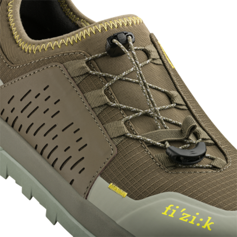 Fizik Ergolace 2 Flat Gravel Shoes in Green/Caramel-5