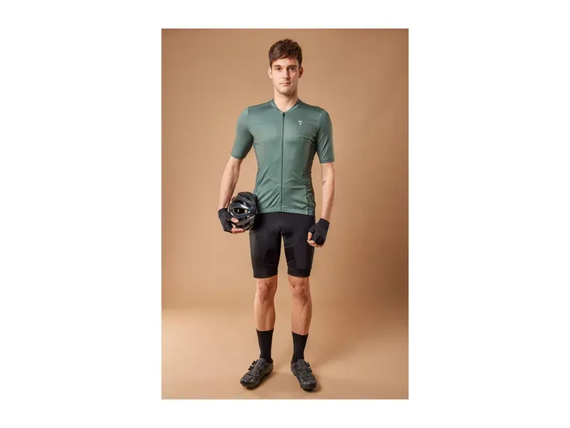 Giant Gabbro Short Sleeve Zipper Jersey in Misty-9