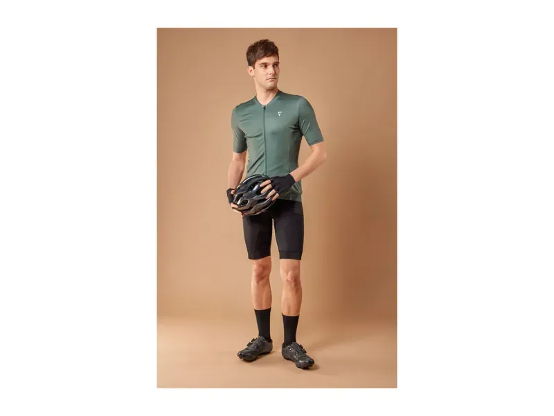 Giant Gabbro Short Sleeve Zipper Jersey in Misty-7