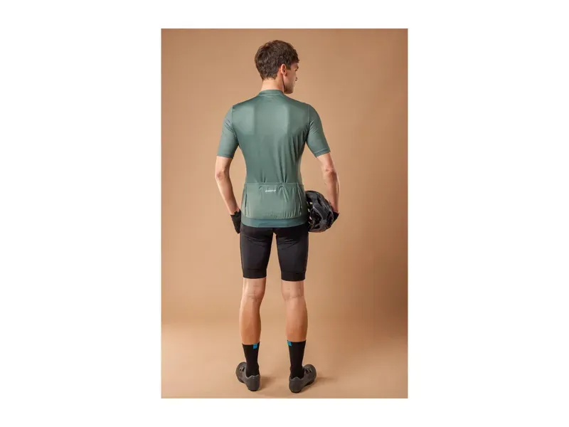Giant Gabbro Short Sleeve Zipper Jersey in Misty-1