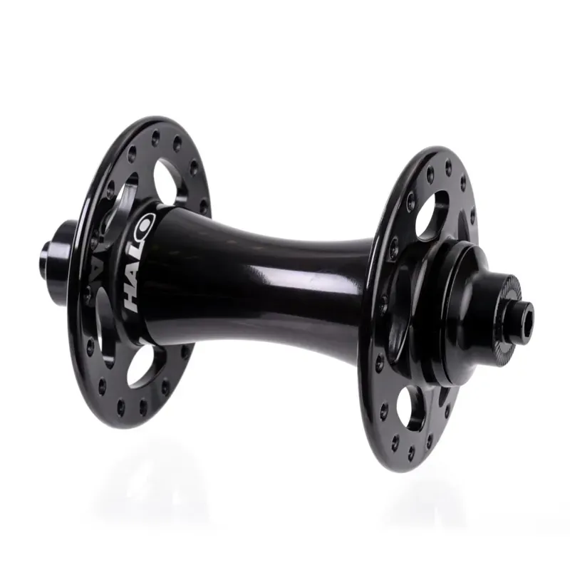 Halo RO 32-hole Front Hub in Polished Black 