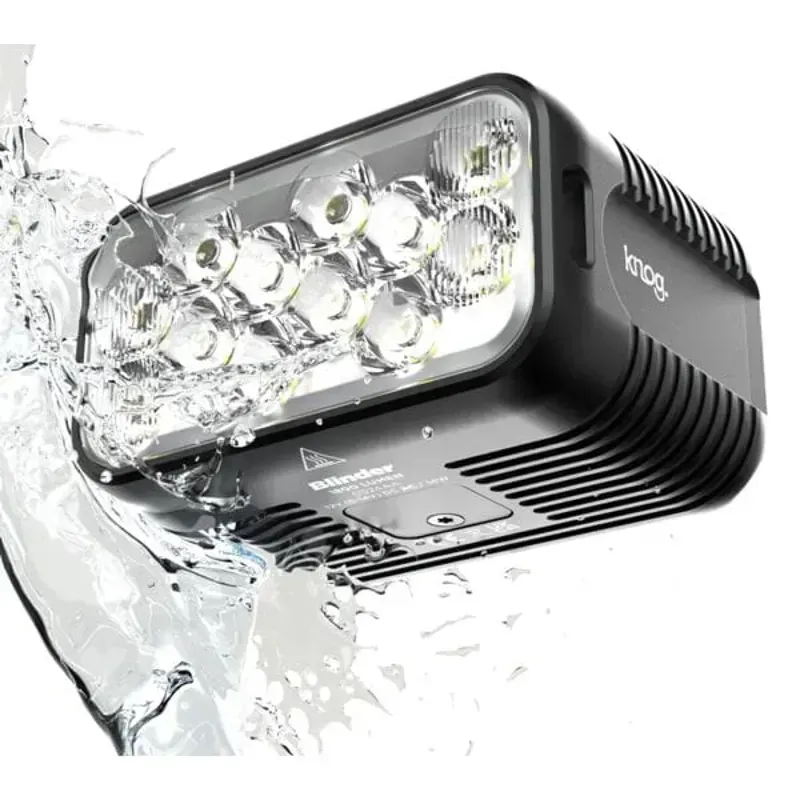 Knog Blinder X 2300 Front Bike Light with Battery and Mounts in Black-8