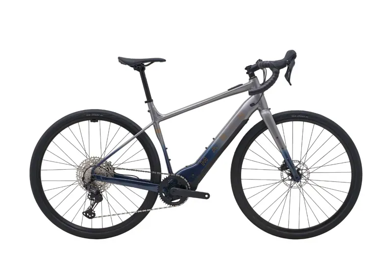 Marin Lombard E1 eGravel Bike in Blue Charcoal