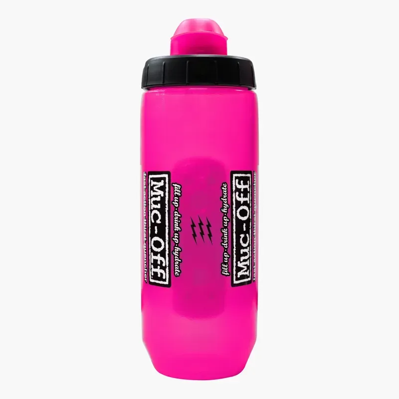 Muc-Off x Fidlock Twist Bottle 590ml + bike base Pink
