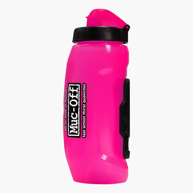 Muc-Off x Fidlock Twist Bottle 590ml + bike base Pink-1