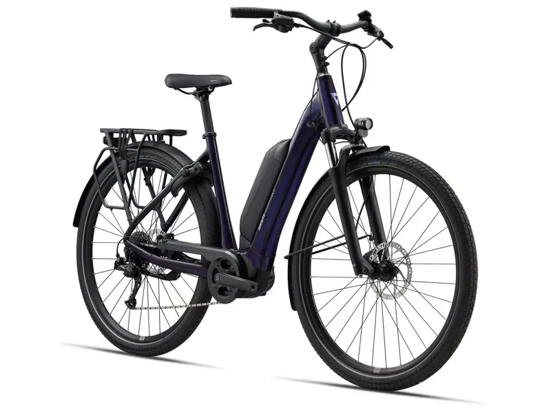 Giant Expression E+ 2 E-Hybrid Bike in Black Currant-1