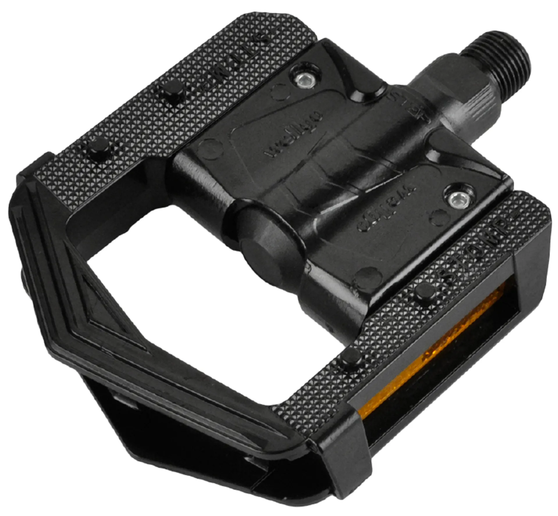 Wellgo 2DU Bearing F265 9/16 Folding Pedal in Black