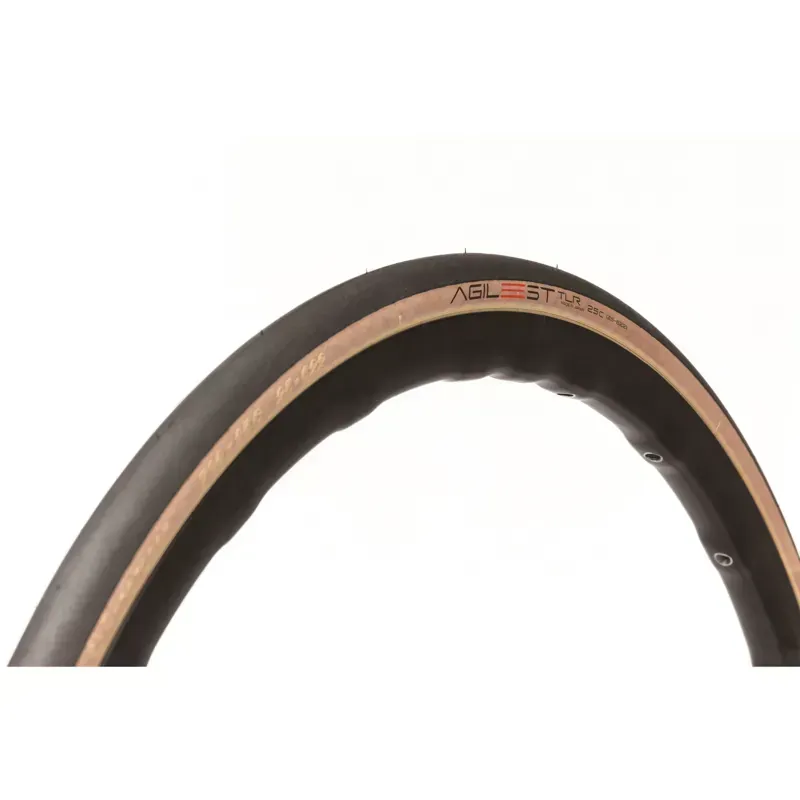 Panaracer Agilest 700c TLR Folding Road Tyre in Black/Amber