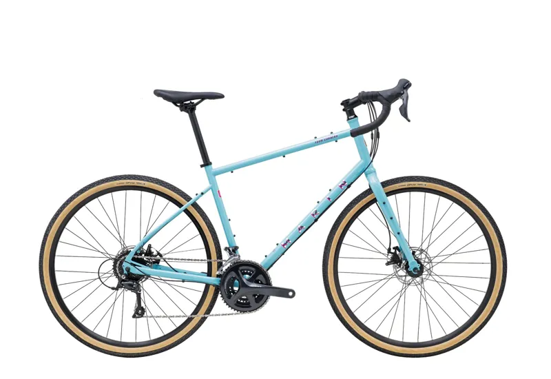 2025 Marin Four Corners 1 Steel Gravel Bike in Turquoise