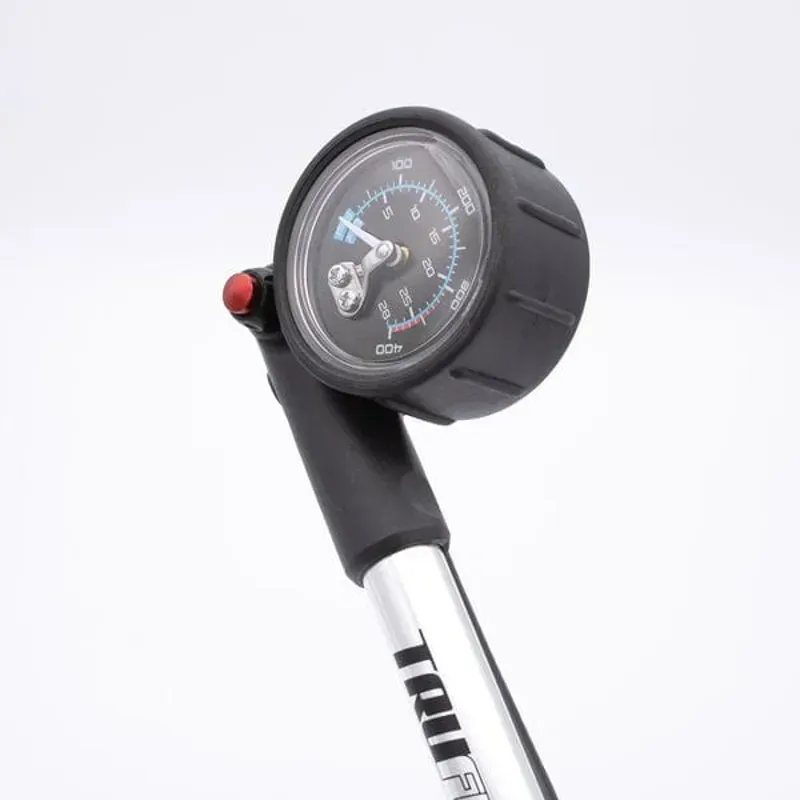 Truflo Shock Pump With Gauge In Silver-2