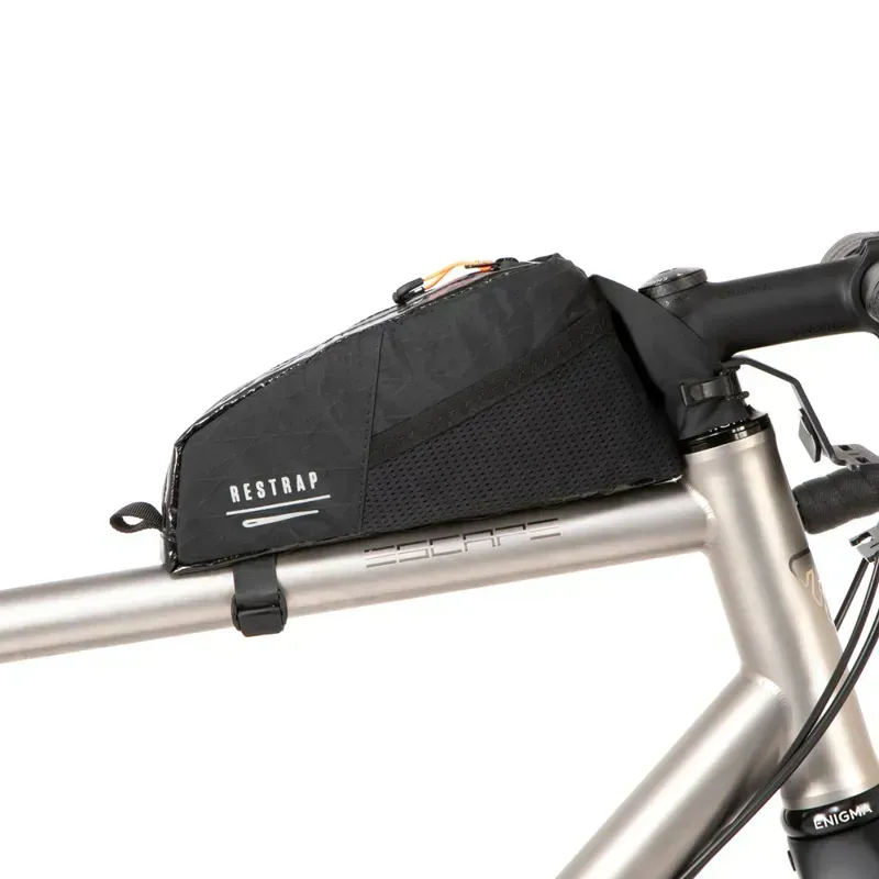 Restrap 1.2l Race Top Tube Bag in Black