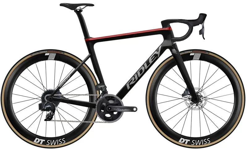 2025 Ridley Falcn RS Carbon Road Bike in Black Small