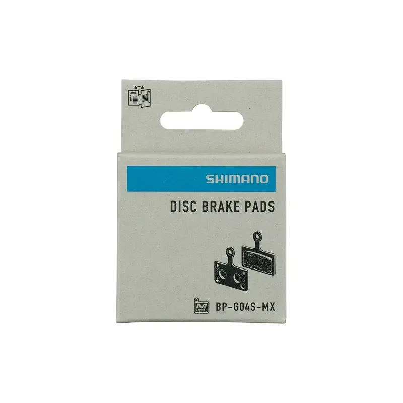 Shimano Spares G04S Metal Disc Brake Pad Steel Back in Black-2