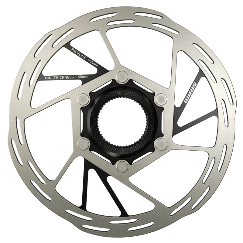 SRAM Paceline CenterLock 160mm Disc Brake Rotor in Silver
