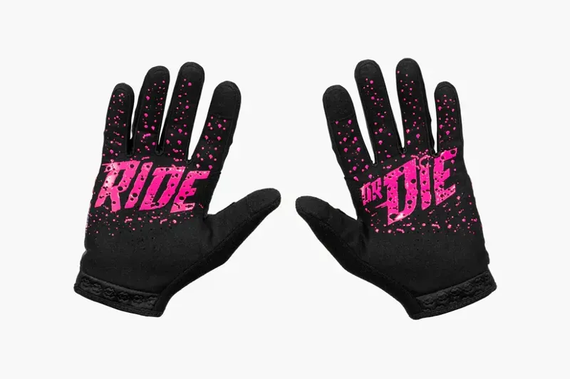 Muc-Off Youth Rider Gloves In Red Hot Chilli Pepper-1